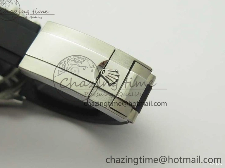 MiroTime 0217 Daytona 116519 Noob 1:1 Best Edition 904L SS Case Gray Black Dial on Black Rubber Strap SA4130 (Free Extra Strap) Durable 3336